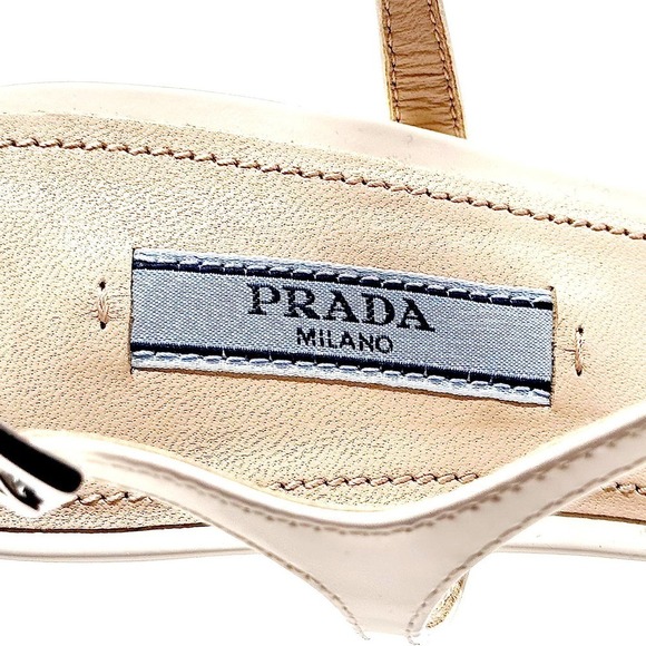 Prada White Sandals - Picture 7 of 11